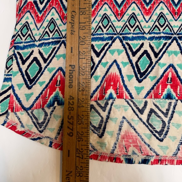 Womens ND New Directions Weekend Top Hi Low Size Medium JD - Picture 3 of 5